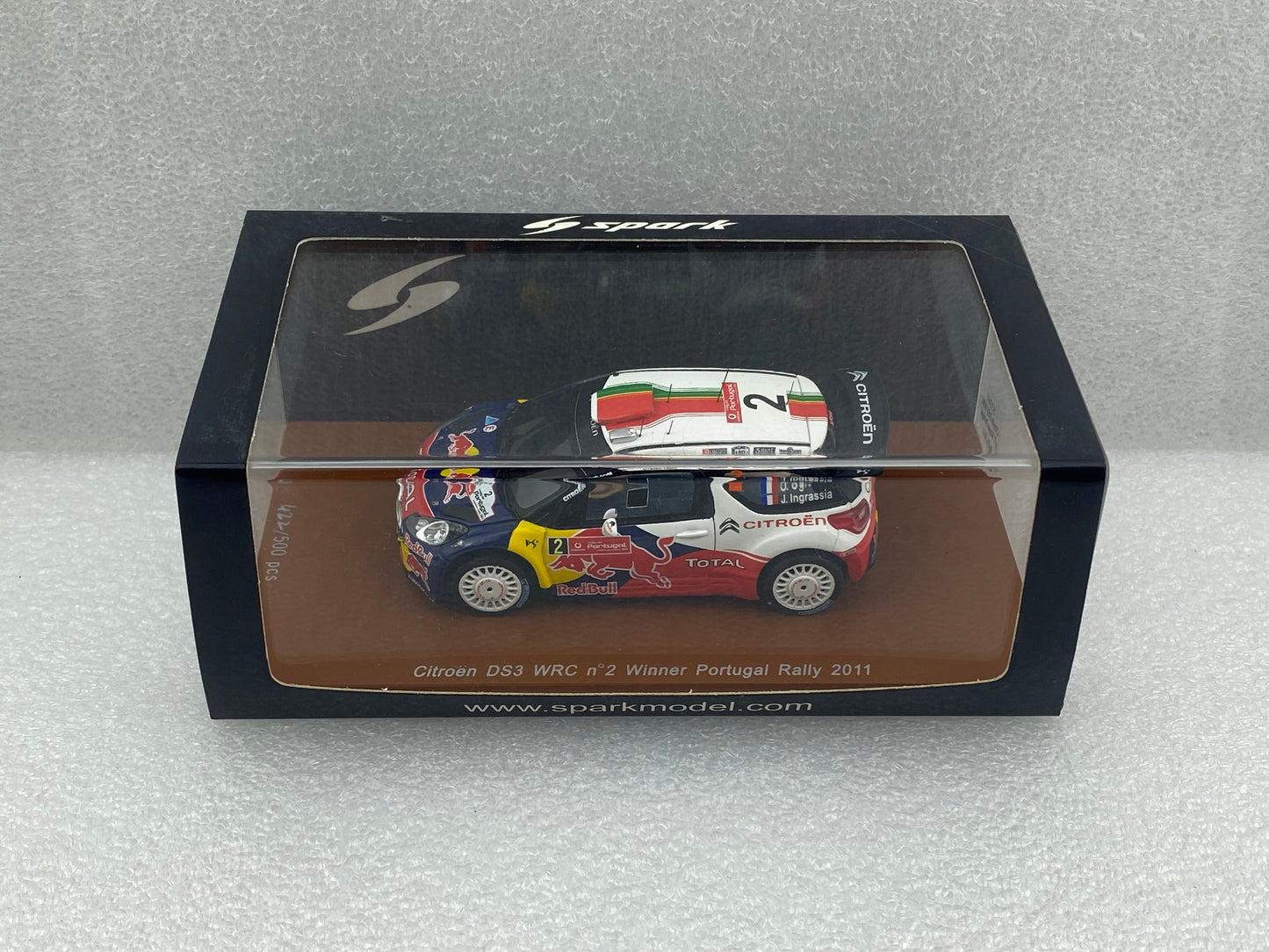 Spark 1:43 Citroen DS3 WRC #2 Ogier/Ingrassia Winner Portugal Rally 2011 S3307
