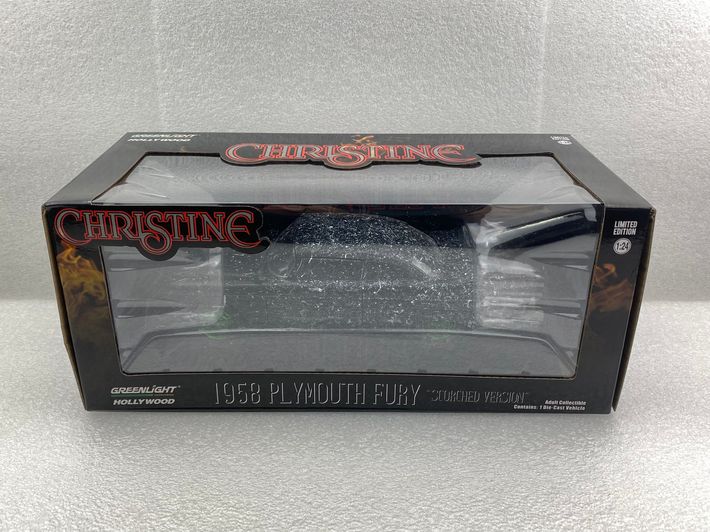 GreenLight Green Machine 1:24 Christine (1983) - 1958 Plymouth Fury (Scorched Version) 84172