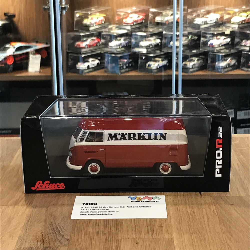 Schuco 1:32 Volkswagen T1 Box Van Märklin Red 450892600