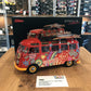 Schuco 1:18 Volkswagen T1 Samba "Hippie" with roof tracks and surfboards 450028300