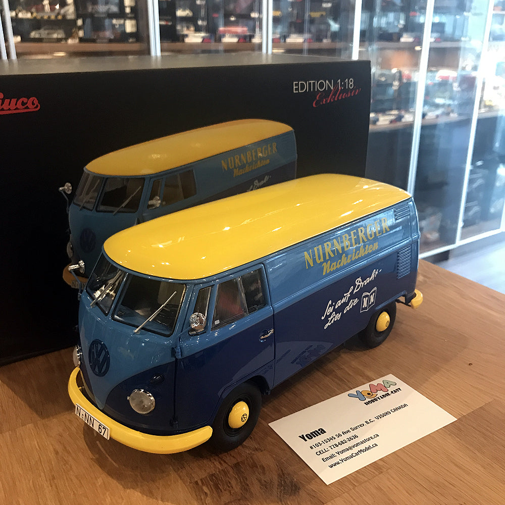 Schuco 1:18 Volkswagen T1 Box truck "Nürnberger Nachrichten" 450027900