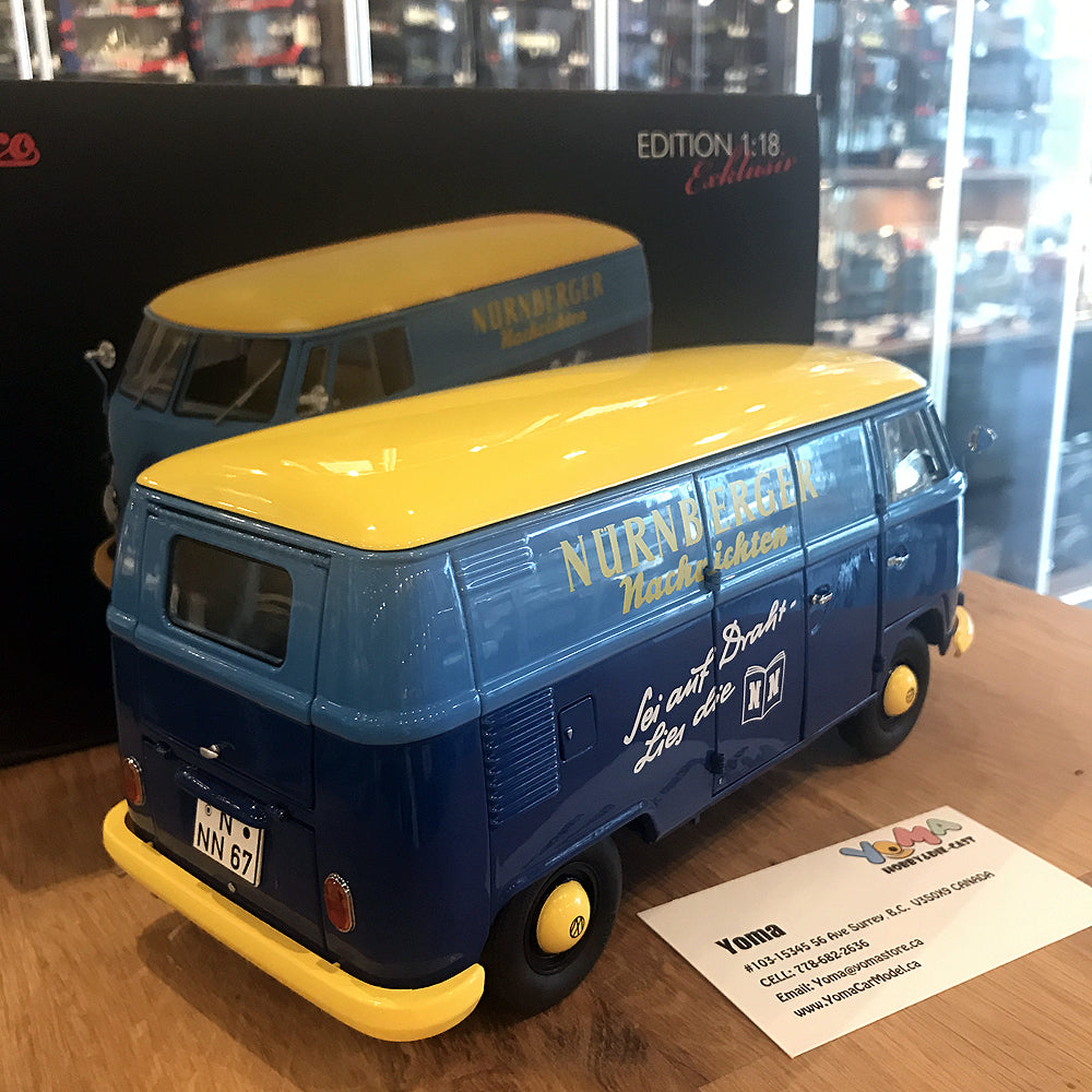 Schuco 1:18 Volkswagen T1 Box truck "Nürnberger Nachrichten" 450027900
