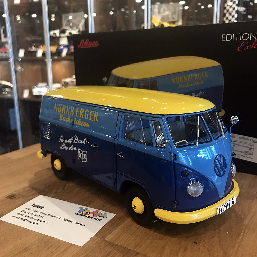 Schuco 1:18 Volkswagen T1 Box truck "Nürnberger Nachrichten" 450027900