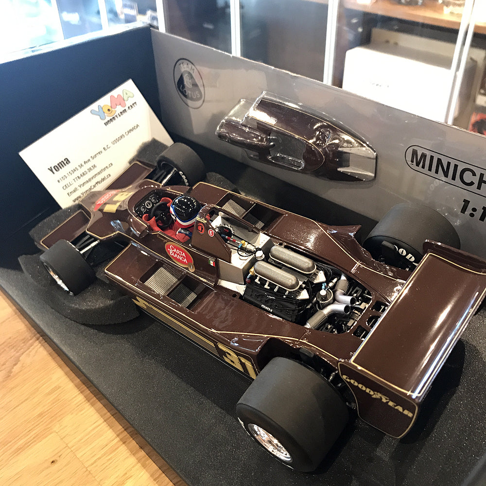Minichamps 1:18 Lotus Ford 79 #31 Hector Rebaque 1979 100790031