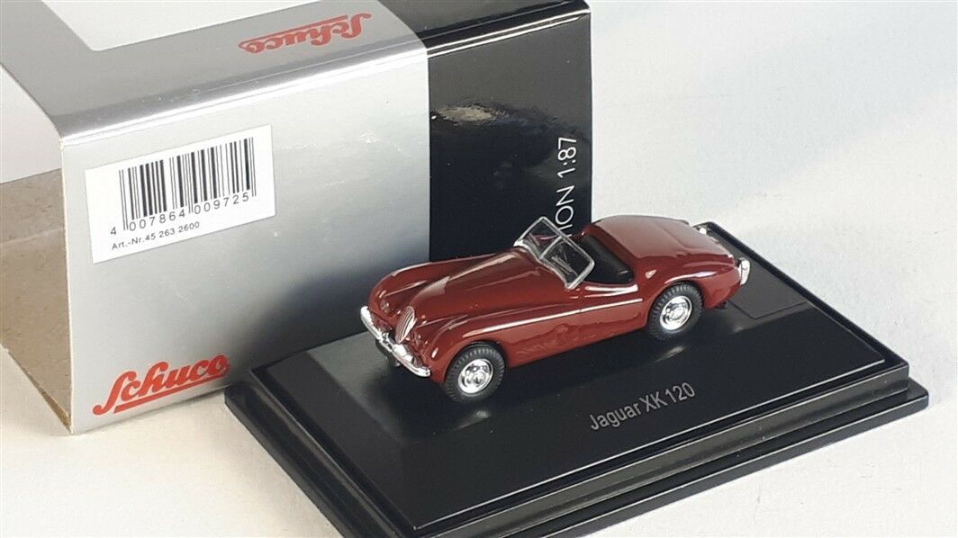 Schuco 1/87 Jaguar XK 120 red 452632600