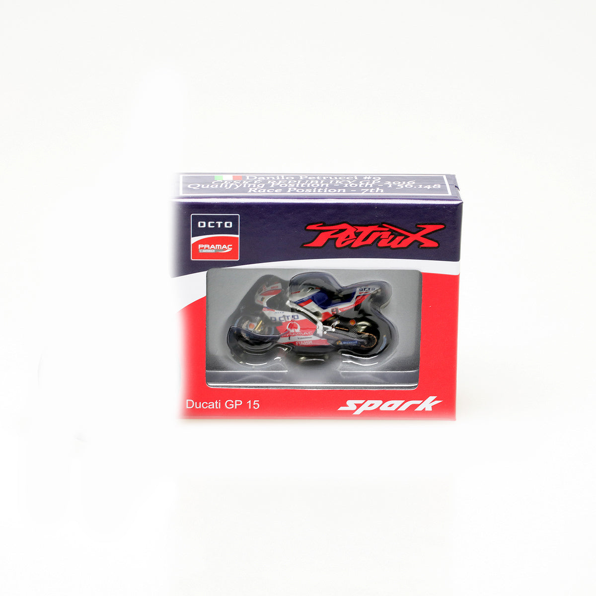 Spark 1:43 Ducati GP15 Team Pramac #9 D.Petrucci Czech Republic MotoGP 2016 M43018