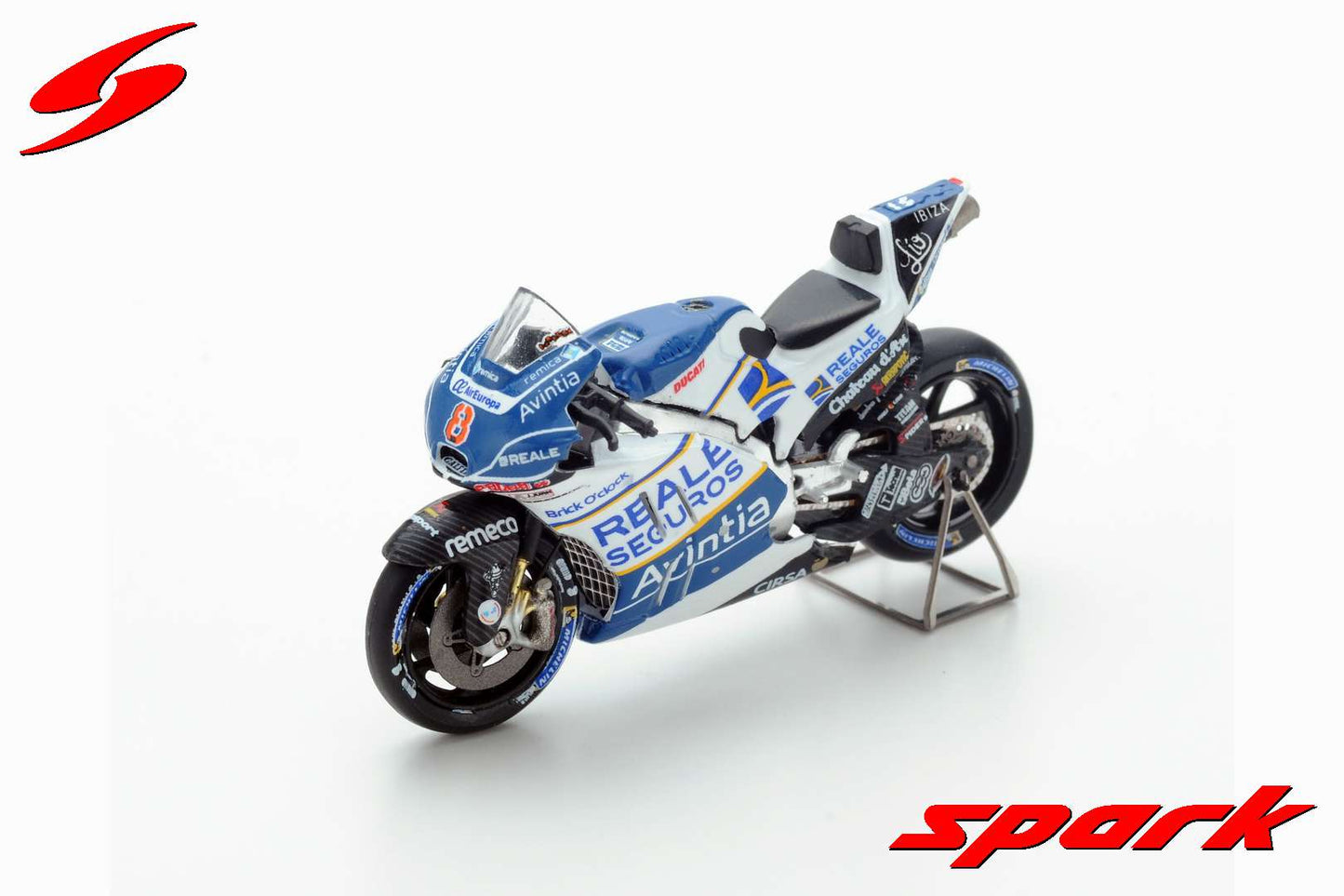 Spark 1:43 Ducati GP16 #8 Hector Barbera Reale Avintia Racing MotoGP Qatar 2017 M43024