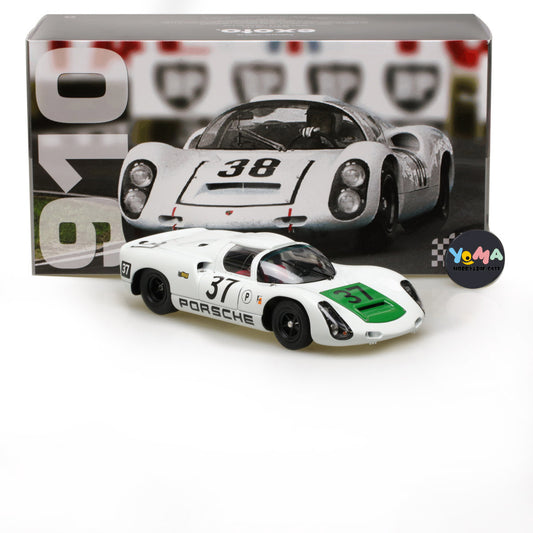 EXOTO 1:18 1967 Porsche 910 #37 Sebring 2nd in class 4th overall MTB00062