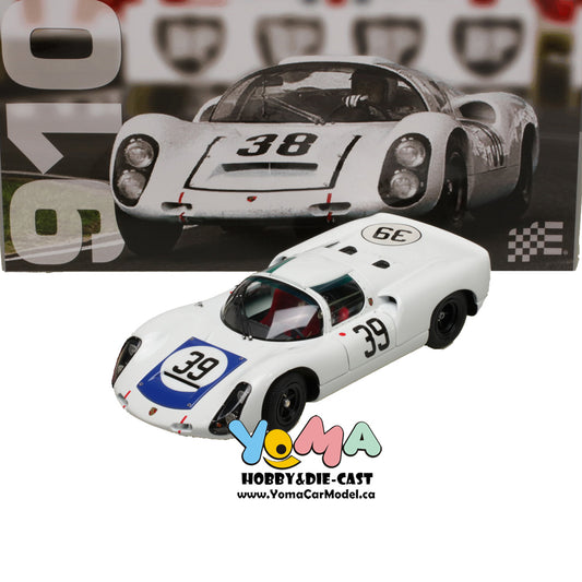 EXOTO 1:18 1967 Porsche 910 #39 Le Mans 24 Hours Udo Schutz, Joe Buzzetta Blue cover MTB00062DA