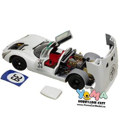 EXOTO 1:18 1967 Porsche 910 #39 Le Mans 24 Hours Udo Schutz, Joe Buzzetta Blue cover MTB00062DA