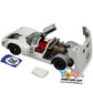 EXOTO 1:18 1967 Porsche 910 #39 Le Mans 24 Hours Udo Schutz, Joe Buzzetta Blue cover MTB00062DA