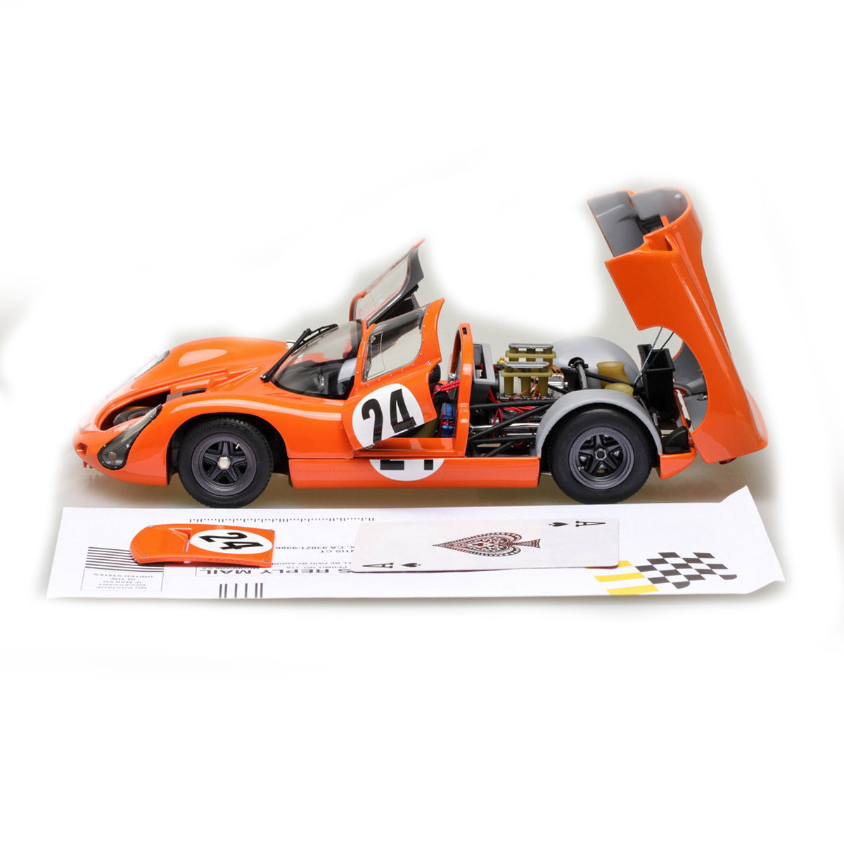 EXOTO 1:18 1966 Porsche 910 #24 Hill Climb MTB00063C