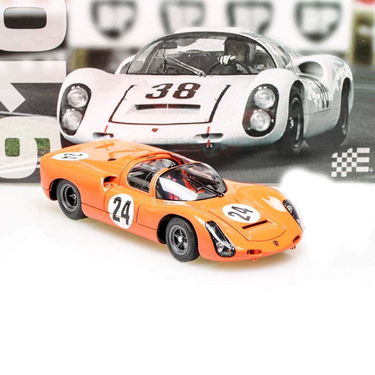 EXOTO 1:18 1966 Porsche 910 #24 Hill Climb MTB00063C