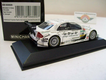 Minichamps 1/43 Mercedes-Benz C-Class B. Spengler Team Persson DTM 2005 #20 400053520