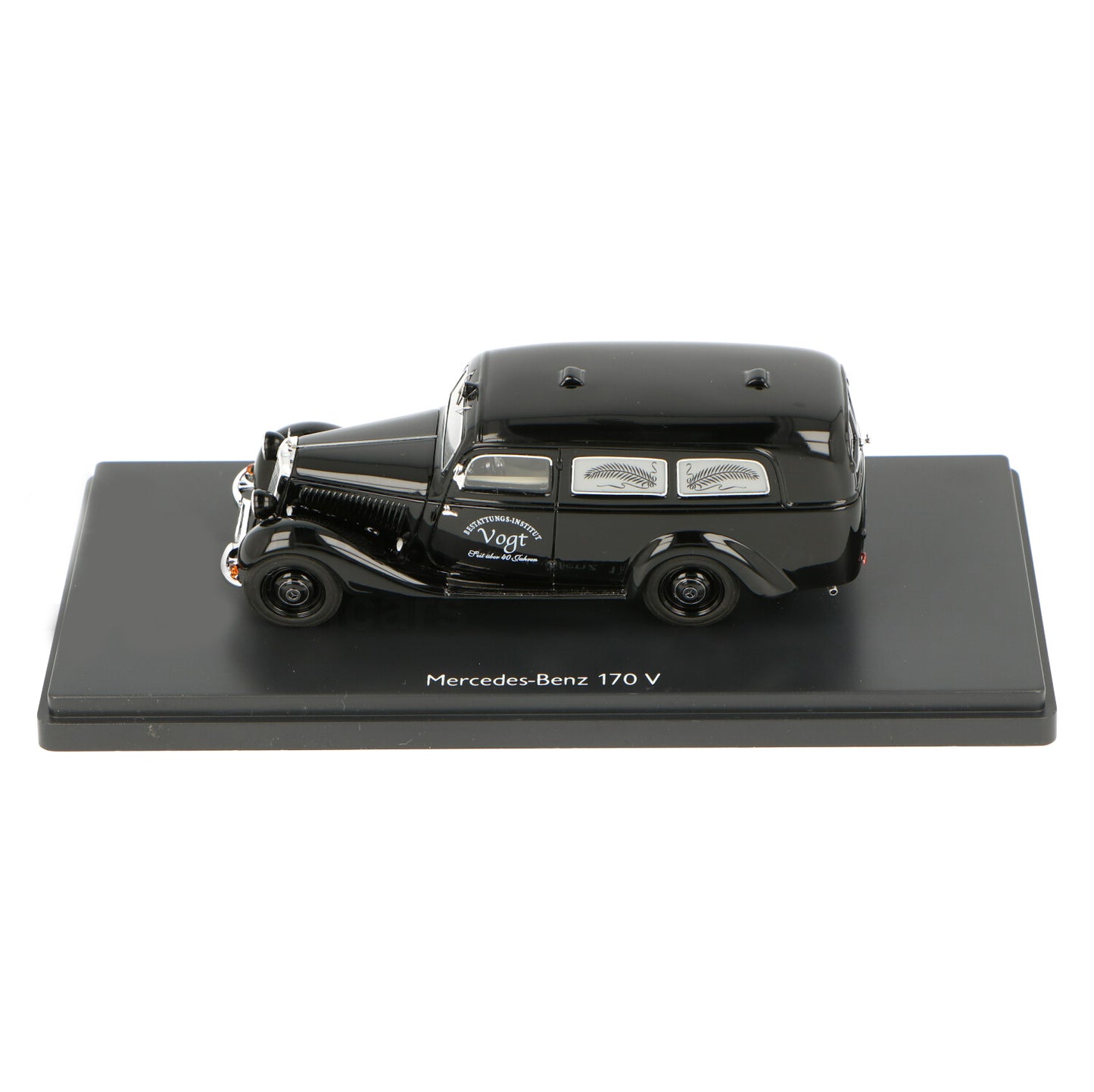 Schuco 1:43 Mercedes Benz 170V "Bestattungswagen" Hearse Black 450881300