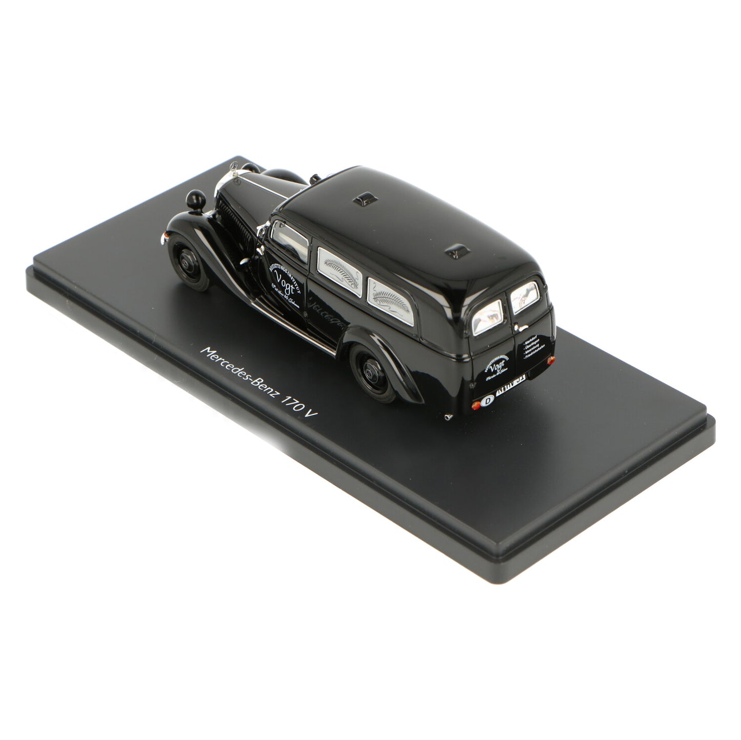 Schuco 1:43 Mercedes Benz 170V "Bestattungswagen" Hearse Black 450881300