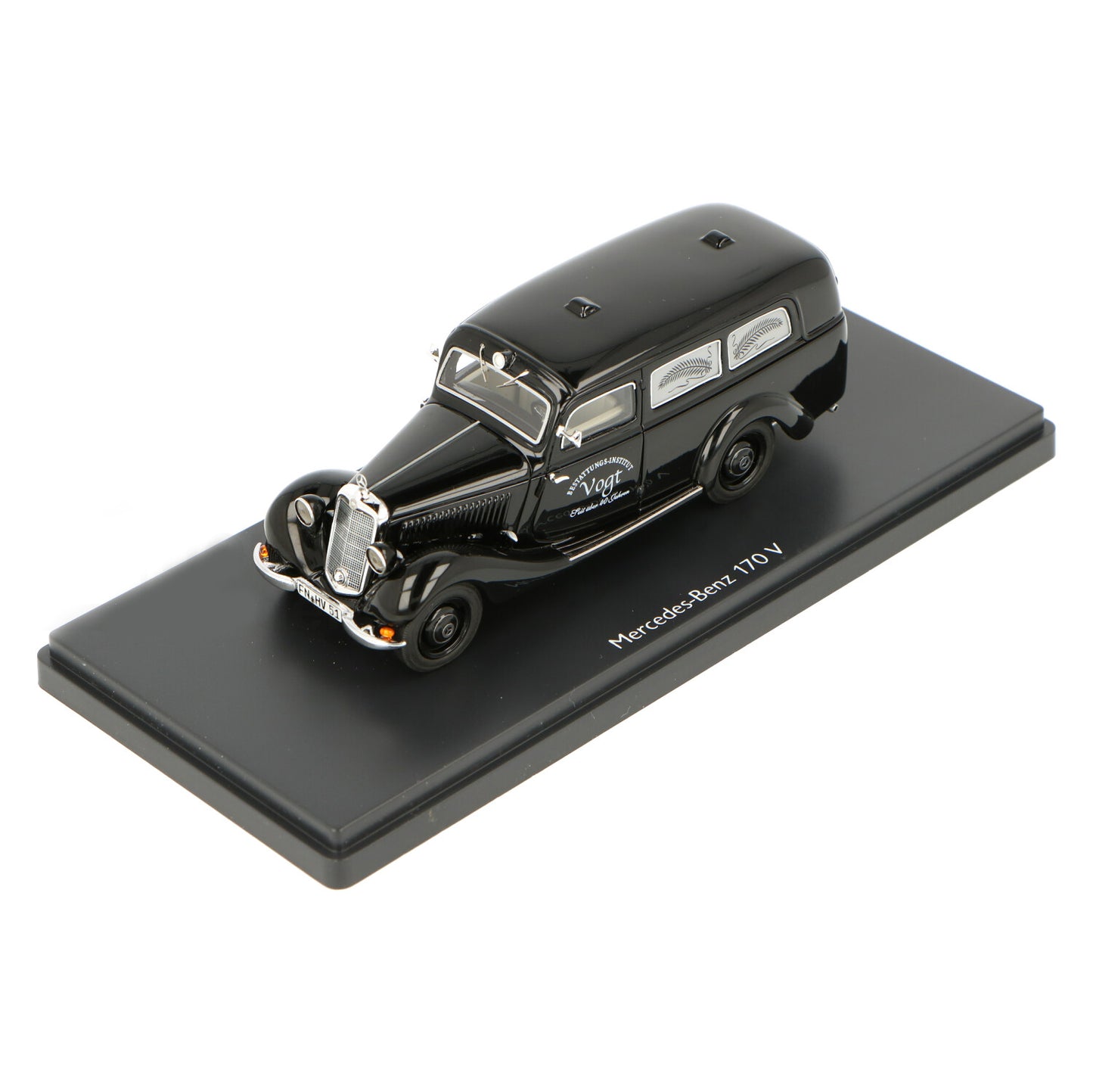 Schuco 1:43 Mercedes Benz 170V "Bestattungswagen" Hearse Black 450881300
