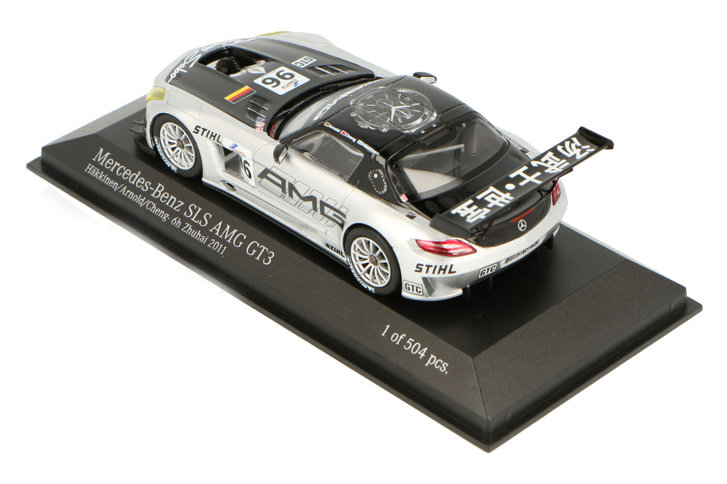 Minichamps 1:43 Mercedes-Benz SLS AMG GT3 Customer Sports Team AMG China Hakkinen/Cheng/Arnold #96 6H Zhuhai 2011 410113296