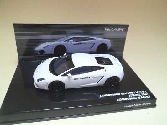 Minichamps 1:43 Lamborghini Gallardo LP560-4 2008 White Lamborghini Academy 436103801