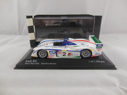 Minichamps 1:43 Audi R8 3rd #2 Place ADT Team 24H Le Mans 2005 400051392