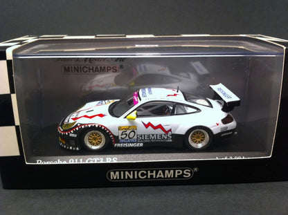 Minichamps 1:43 Porsche 911 GT3 RS – Ortelli/Lieb/Dumas – Winner– Freisinger Motorsport #50 24H SPA 2003 400036950