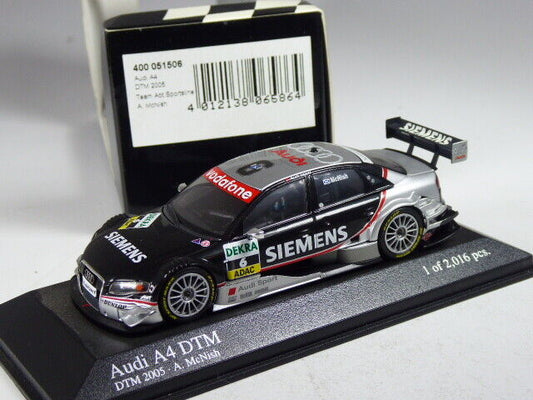 Minichamps 1:43 Audi A4 Allan McNish – Audi Sport Team ABT Sportsline #6 DTM 2005 400051506