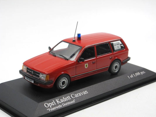 Minichamps 1:43 Opel Kadett D Caravan 1979 Feuerwehr Dortmund 400044191