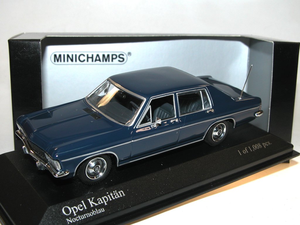 Minichamps 1:43 Opel Kapitan 1969 Blue 430046002
