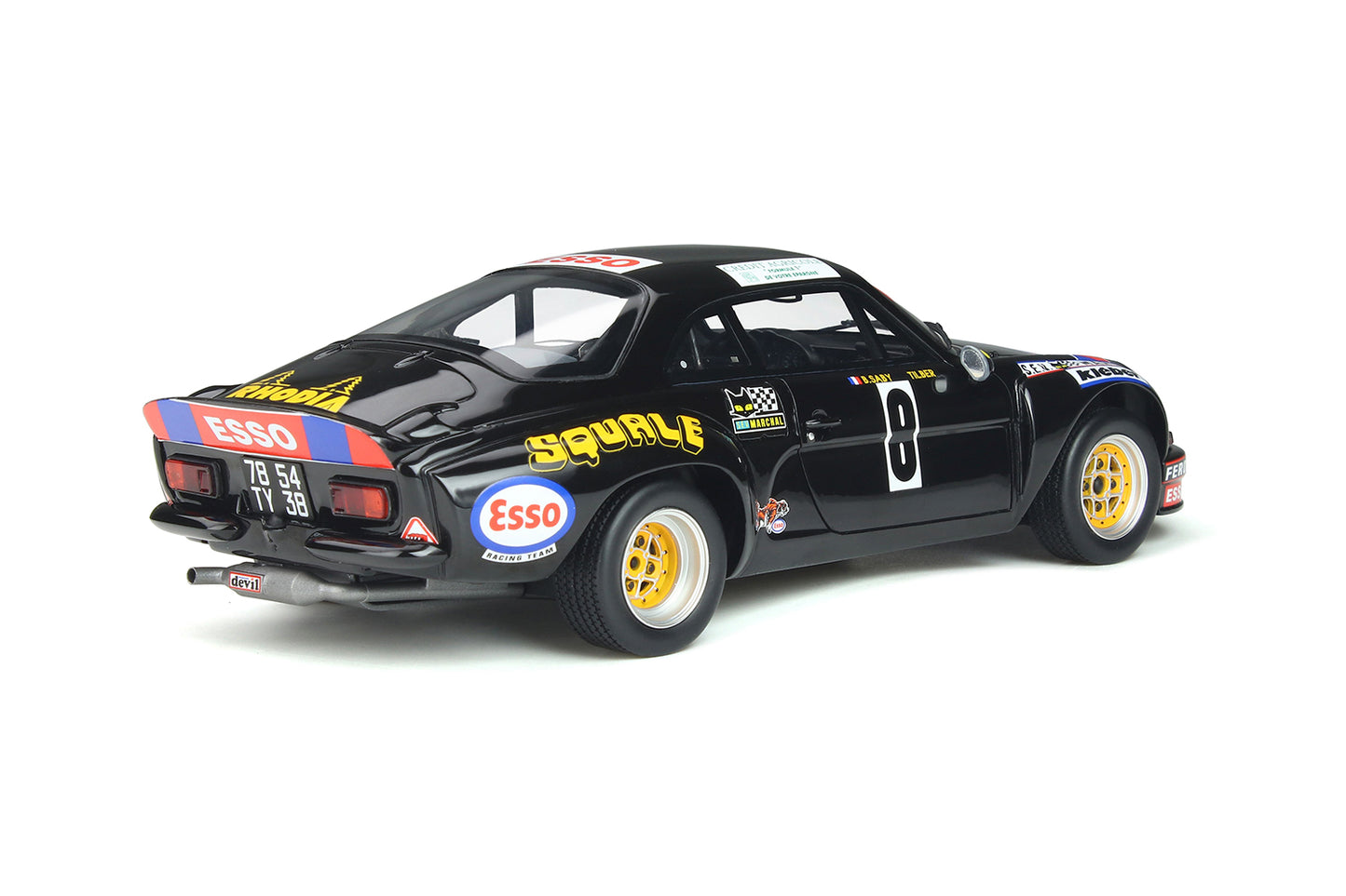 OTTO 1:18 1976 Alpine A110 Gr.5 Armor #8 OT857