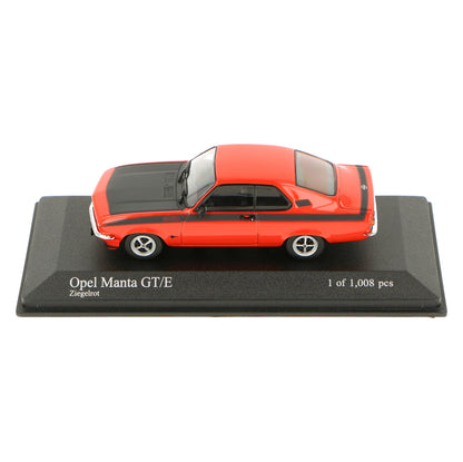 Minichamps 1:43 Opel Manta GT/E 1974 Red 400045506