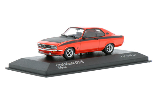 Minichamps 1:43 Opel Manta GT/E 1974 Red 400045506