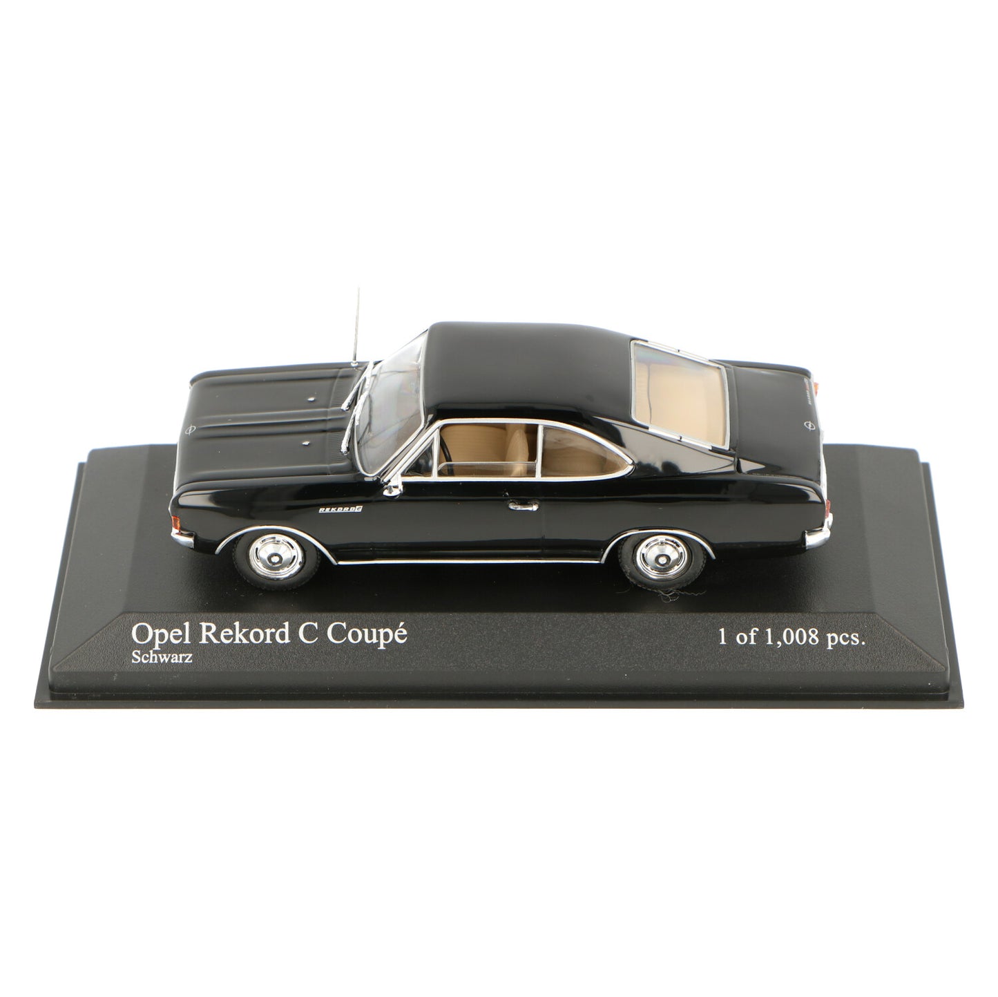 Minichamps 1:43 Opel Rekord C Coupe 1966 Black 430046180