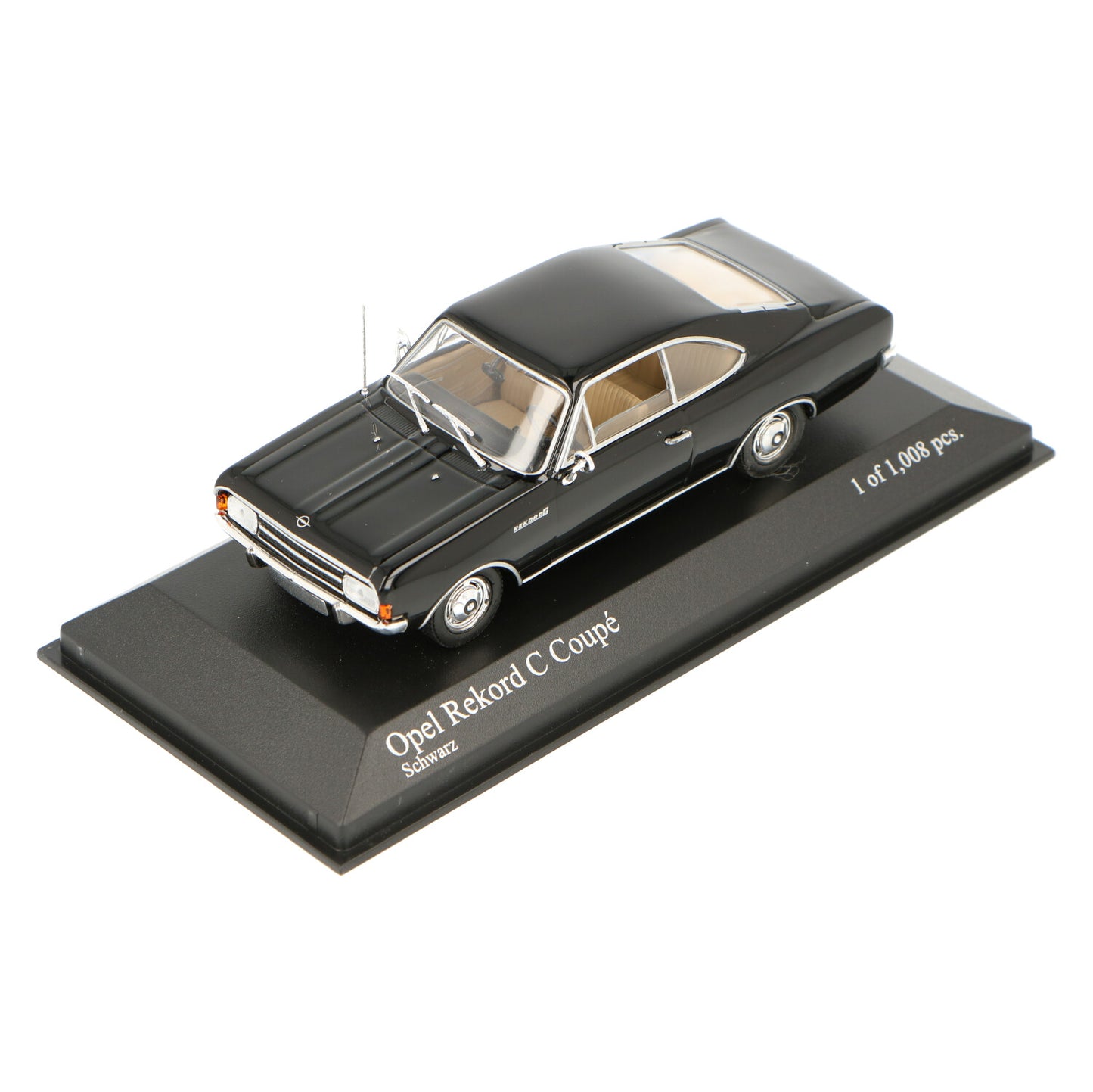 Minichamps 1:43 Opel Rekord C Coupe 1966 Black 430046180