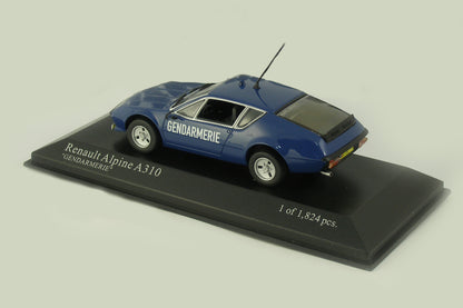 Minichamps 1:43 Renault Alpine A310 – 1976 – Gendarmerie 400113590