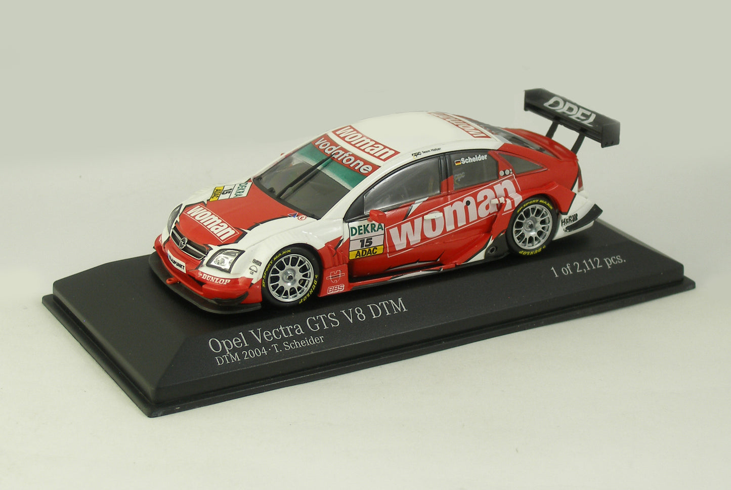 Minichamps 1:43 Opel Vectra C GTS V8 Woman Timo Scheider Team Holzer #15 DTM 2004 400044415