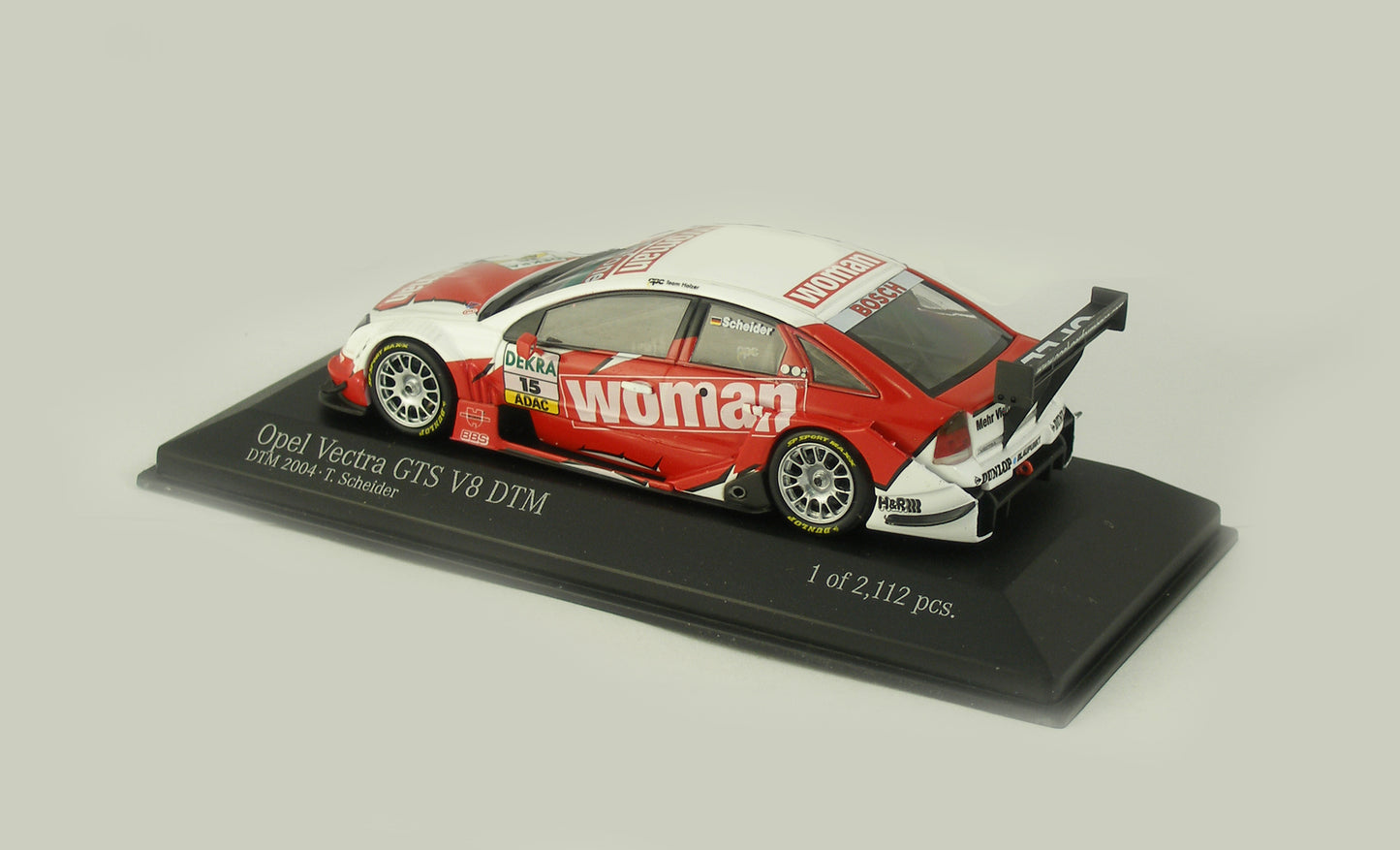 Minichamps 1:43 Opel Vectra C GTS V8 Woman Timo Scheider Team Holzer #15 DTM 2004 400044415
