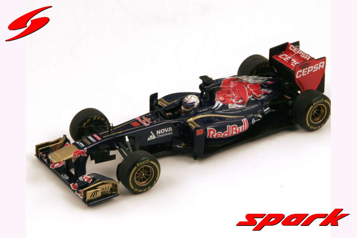Spark 1:43 Toro Rosso STR8 #18 Jean-Eric Vergne F1 2013 S3061