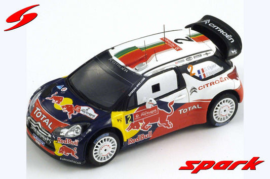 Spark 1:43 Citroen DS3 WRC #2 Ogier/Ingrassia Winner Portugal Rally 2011 S3307