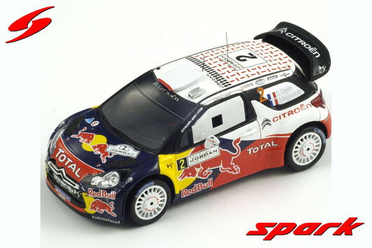 Spark 1:43 Citroen DS3 WRC #2 Ogier/Ingrassia Winner Jordan Rally 2011 S3309