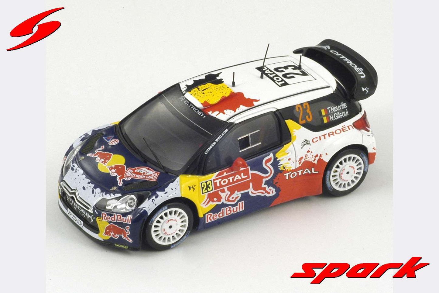 Spark 1:43 Citroen DS3 WRC #23 Thierry Neuville/Nicolas Gilsoul Rally Monte Carlo 2012 S3328