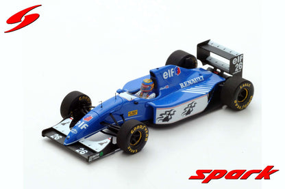 Spark 1:43 Ligier JS39 #26 Mark Blundell 3rd F1 GP Germany 1993 S3978