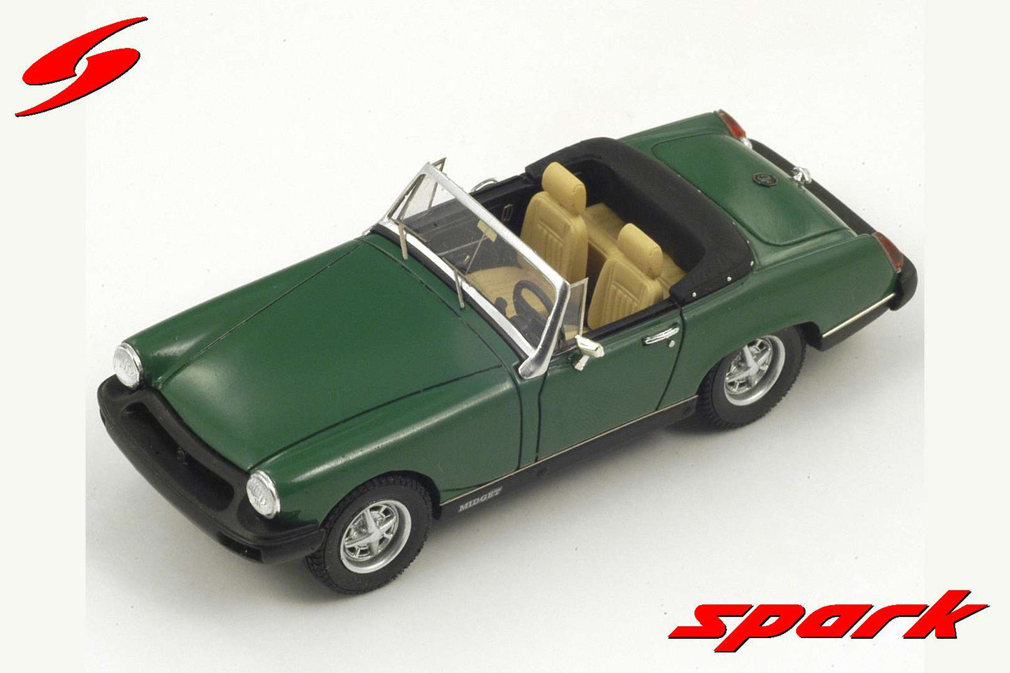 Spark 1:43 MG Midget MK4 Spider 1974 Green S4135