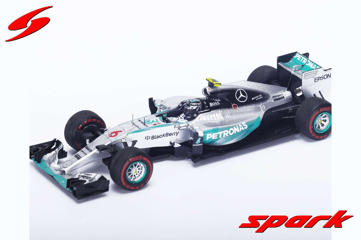 Spark 1:43 Mercedes F1 W06 #6 Nico Rosberg Monaco GP F1 2015 S4601