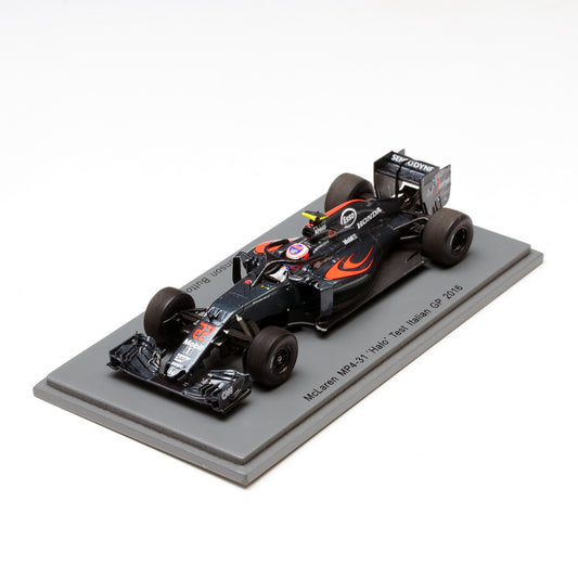 Spark 1:43 McLaren MP4-31 #22 Jenson Button Halo Test Italian GP F1 2016 S5022