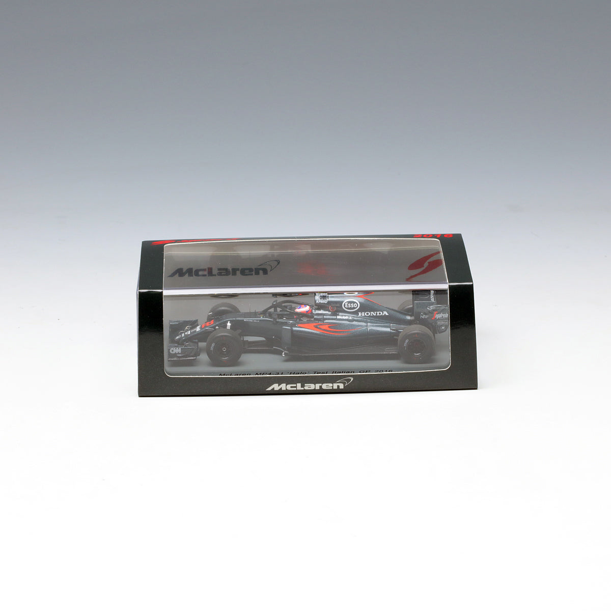 Spark 1:43 McLaren MP4-31 #22 Jenson Button Halo Test Italian GP F1 2016 S5022