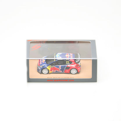 Spark 1:43 Peugeot 208 WRX #21 Timmy Hansen Winner World RX of Canada 2016 S5194
