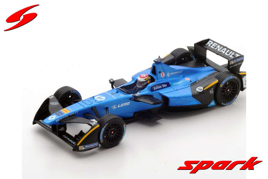 Spark 1:43 Renault e-dams #9 Sebastien Buemi Winner Rd1 Hong Kong Formula E 2017 S5920