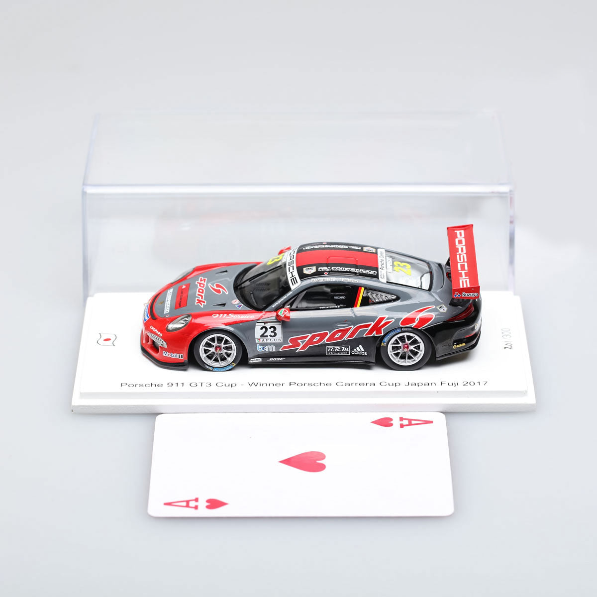 Spark 1:43 Porsche 911 GT3 #23 Winner Cup Fuji 2016 SJ052
