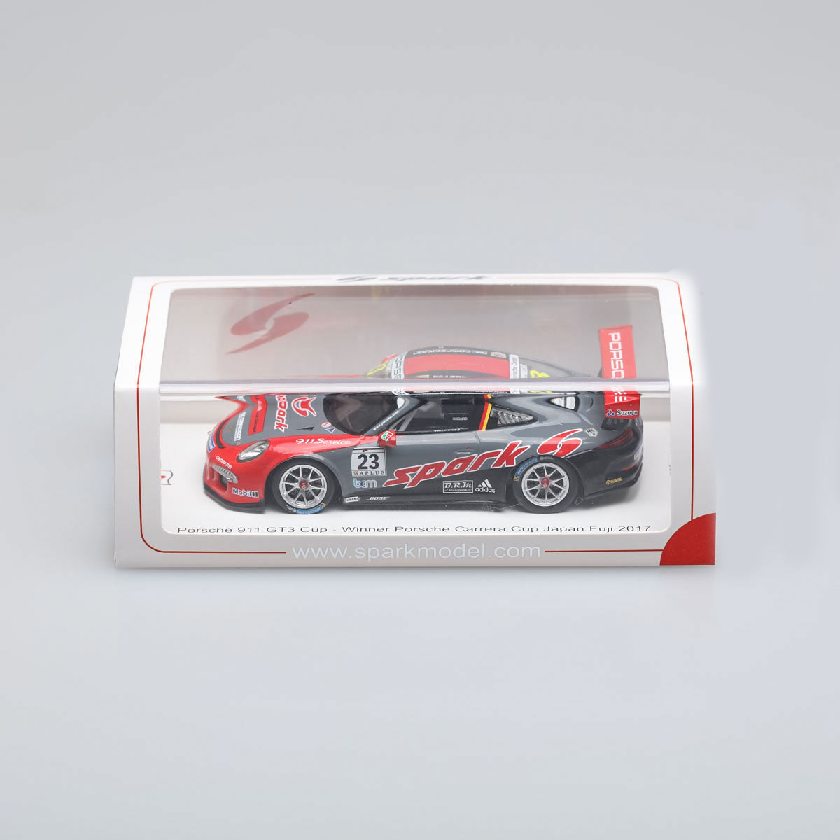 Spark 1:43 Porsche 911 GT3 #23 Winner Cup Fuji 2016 SJ052
