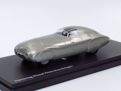 Schuco 1:43 Hanomag Diesel World Record Car Silver Metallic 450893400